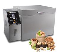 Tostatrice per caffè per uso domestico, tostatrice elettrica per chicchi di caffè con timer 0-350℃, tostatrice per frutta secca in acciaio inossidabile, per tostare caffè, frutta secca e chicchi fin