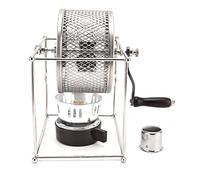 Tostatrice per chicchi di caffè a manovella, tostatrice per caffè manuale, rullo regolabile in temperatura in acciaio inossidabile con finestra di osservazione, per casa, ufficio,
