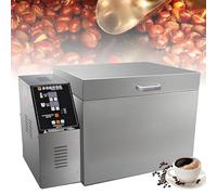 Tostatrici per caffè con temporizzazione automatica, macchina elettrica per tostare le noci, padella antiaderente, riscaldamento uniforme per la cottura di caffè,castagne,arachidi, cereali Type10