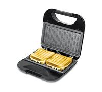 TOSTIERA CECOTEC Rock’nToast Square, Potenza 750 W, Nero