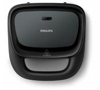 Tostiera - PHILIPS - HD2331/90 - 750 W - Piastre triangolari - Nero