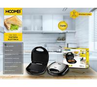 Tostiera Tostapane Elettrico Piastra per Toast Panini Sandwich Maker 750W HM5820