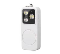 Tosuny Allarme di Sicurezza Personale per Donna, Allarme Portachiavi Autodifesa da 150 DB con 4 modalità di Illuminazione, Sirena di Sicurezza Ricaricabile USB Luce LED per Emergenza (WHITE)
