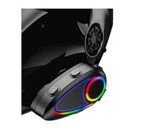 Tosuny Auricolare Bluetooth per Moto, Auricolare per Casco Bluetooth con Batteria da 40 Ore con Cancellazione del Rumore, Risposta Automatica per la Guida in Bicicletta