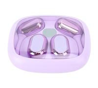 Tosuny Auricolari per Traduzione Wireless 140 Lingue |Controllo Touch del Traduttore del Gancio per l'orecchio AI per le Aziende (PURPLE)