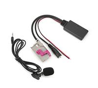 Tosuny Bluetooth 5.0 Adattatore Aux con Microfono per Audi MMI Auto | Chiamate in vivavoce, streaming musicale, associazione doppio dispositivo, microfono con riduzione del rumore, cavo da 59