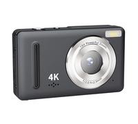 Tosuny Camera Digitale 4K per Fotografia, Videocamera per Videocamera HD 64MP con Schermo HD da 2,4", Zoom Digitale 18x, Autofocus, Filtri a Colori, Luce di Riempimento, 1200 mAh (Black)
