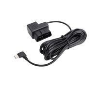 Tosuny Cavo di Ricarica OBD a USB C con Cablaggio Fisso, Cavo di Alimentazione OBD per Dash Cam con Protezione da Bassa Tensione, modalità Parcheggio 24 Ore per DVR Auto e Rilevatori