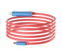 Tosuny Cavo TV HD per 2 Dock Steam Deck ROG Ally e USB C 3.2 Dispositivi, 4K 144Hz Super High Speed 2.1 Certificato con 5.1 Surround Sound e 100W PD Charging (Blu Rosso)