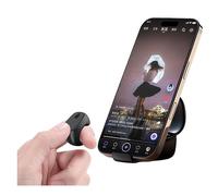 Tosuny Controller Bluetooth con rotella di scorrimento, supporto per telefono integrato, anello di scorrimento, giratore di pagine per lettura video e controllo selfie