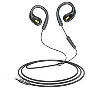 Tosuny Cuffie Auricolari Aperte con Cavo di Tipo C con Microfono, Driver Stereo HiFi da 14 Mm, Auricolari con Gancio per L'orecchio, Sportivi a Conduzione Aerea per la Corsa