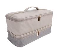 Tosuny Custodia da Trasporto Portatile per Asciugacapelli, Custodia da Viaggio a Doppio Strato per Accessori per Strumenti per lo Styling dei Capelli di Squalo, Impermeabile