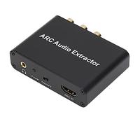Tosuny Estrattore Audio HDMI Arc, Adattatore Audio Interfaccia Audio da 3,5 Mm, Audio HDMI Ad Audio Stereo Analogico, Adattatore Portatile da Arc Ad Audio Audio