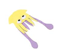 Tosuny Funny Hat for Festival Party Cosplay Wear | Design illusione, copricapo stile calamaro, oggetti di scena per spettacoli teatrali, costume da bambino adulto, colore