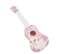 Tosuny Giocattolo Musicale per Ukulele per Bambini | Chitarra Simulata Suonabile per l'apprendimento Precoce della Musica per Oltre 3 Anni (simpatico coniglietto)