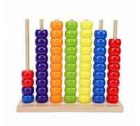 Tosuny Gioco Puzzle Impilabile con Abbinamento Colori, Puzzle Impilabile con Anelli di Sfida a Modello Veloce in Legno per Serata in Famiglia, Gioco di Logica di velocità per Bambini Adulti