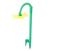 Tosuny Girasole Irrigatore 360 Rotante Annaffiatura per Prati (YELLOW) | Giocattolo da giardino adatto agli animali domestici, struttura in plastica robusta, ancoraggio a terra con doppio