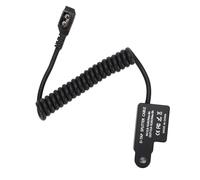 Tosuny Hub Splitter con Rubinetto D a 3 Porte con Display LED |Cavo di Alimentazione per Batteria della Fotocamera con Attacco a V