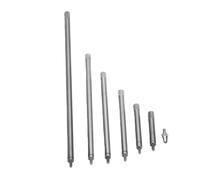 Tosuny Kit Asta di Estensione per Comparatore, 6 Pezzi 30-150mm, per Uso | M2.5 Thread Extend Rod, Stainless Steel, For Height Gauge, Depth Gauge, Dial Gauge