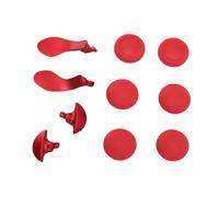 Tosuny Kit Palette Controller e Impugnatura per Pollice |6 Impugnature per Bastoncini con 2 Paddle Posteriori a Mezza Cupola e 2 Leve per e (rosso brillante)