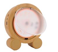 Tosuny Lettore CD Verticale da Tavolo, Lettori CD Portatili con Bluetooth, Display LCD, Doppi Altoparlanti HiFi, Radio FM, Supporto Musica Temporizzata ON/OFF USB SD (WHITE)