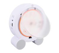 Tosuny Lettore CD Verticale da Tavolo, Lettori CD Portatili con Bluetooth, Display LCD, Doppi Altoparlanti HiFi, Radio FM, Supporto Musica Temporizzata ON/OFF USB SD (Colore del legno)