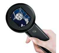 Tosuny Microscopio Digitale Portatile, Vetro D'ingrandimento Digitale Portatile 100x, Schermo a Colori da 2,0 Pollici, Foto da 16 MP, Zoom Digitale 4x, Luci a 8 LED Integrate, USB