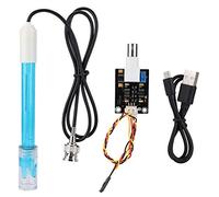 Tosuny Modulo sensore PH con connettore BNC, modulo sensore rilevamento rilevamento Valore PH + sensore sonda codice elettrodo Composito sonda PH
