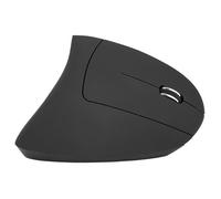 Tosuny Mouse verticale con cavo USB, prevenzione dalla sindrome del tunnel carpale, controllo ad alta precisione, pulsante ON/OFF, controllo wireless a 2,4 GHz, leggero, semplice(Nero)