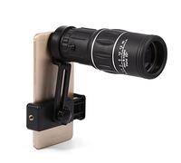 Tosuny Obiettivo della fotocamera del cellulare, Telescopio monoculare Zoomable 16X HD Camera Lens con il supporto del telefono, Impermeabile, Adatto per sport, concerti, viaggi, escursioni, campeggio