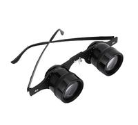 Tosuny Opera Binocular Glasses 10x HD, Occhiali da Pesca con Messa a Fuoco Regolabile, Ottica a Prova di Nebbia per Pesca, Birdwatching e Viaggi, Design Compatto Leggero per Uso Esterno (BLACK)