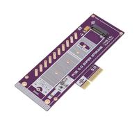 Tosuny PCIe 5.0 X4 a M.2 NVME Adattatore, Scheda di Espansione SSD Ad Alta velocità 128 Gbps con Oltre 10000 MB/s di Lettura di velocità per la Workstation PCS X8 X16