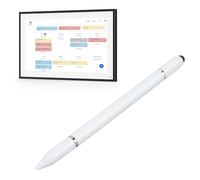 Tosuny Penna Touch Capacitiva 3 in 1 per Calendario Digitale, Punta del Disco Trasparente e Punta in Silicone Morbido per Display Intelligente e Calendari Digitali (WHITE)