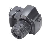 Tosuny Piccola Fotocamera Digitale Portachiavi, Videocamera retrò Compatta con Display 2K da 1,47 Pollici con Collana Portachiavi, per Viaggi Giornalieri Vlog Regalo di Compleanno (BLACK)