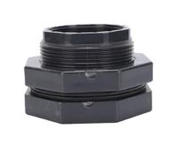 Tosuny Raccordo per Serbatoio in PVC da 4 Pollici con Filettatura NPT | Connettore per coppa per carichi pesanti, guarnizione di tenuta in EPDM, adattatore per tubo per laghetto per acquari,