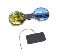 Tosuny Scheda di Sviluppo LCD Double Eye da 1,28 Pollici, Processore S3 WiFi Bluetooth 5 Dual Core 240 MHz, con Codec Audio ES7210, per Interazione Vocale AI e Progetti IoT