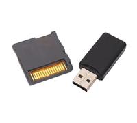 Tosuny Scheda Flash per 3DS/2DS XL/NDS, Chip ASIC, Supporto 128GB TF, Menu Multilingue, Soft Reset - Compatibile con NDSi/NDSL/New 3DS (SILVER)