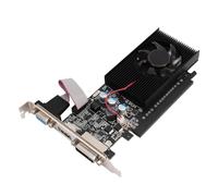 Tosuny Scheda Grafica per Computer, Scheda Grafica da Gioco PCI E 2.0 GDDR3 a 64 Bit da 2GB, Scheda Video 810/1000 MHZ con Ventola Silenziosa, Uscita VGA HDMI DVI, Supporto DirectX 12
