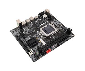 Tosuny Scheda Madre da Gaming B75 LGA 1155 Micro-ATX Che Supporta Xeon di Seconda e Terza Generazione I3, I5, I7 - DDR3 Dual Channel Fino a 16 GB, M.2 NVMe, HDMI, VGA, PCB a 8 Strati