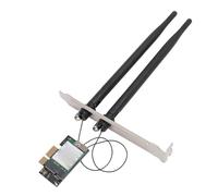 Tosuny Scheda WiFi PCIE per PC, Scheda di Rete Wireless Dual Band 2.4G/5G 1200Mbps, Scheda Adattatore WiFi Bluetooth 4.0 con Antenna, 802.11A/B/G/N/AC, Plug And Play, per Windows 7 8