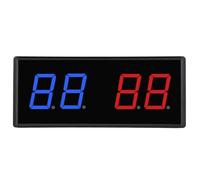 Tosuny SCOCCHIO ELETTRONICO LED, Custode del Punteggio Digitale con luminosità a 5 Livelli e Display a LED, Telecomando da 30 Piedi, per Il Tavolo da Tavolo da Tavolo da Pallavolo (Spina Europea)