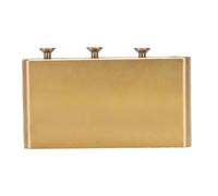 Tosuny Solid Brass Guitar Tremolo Bridge Block with Wrench | fori preforati, parti di chitarra elettrica, aggiornamento sostitutivo, metallo robusto, accessorio per la riparazione