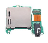 Tosuny Sostituzione dello Slot della Scheda Host di Gioco per Console, Modulo Slot per Lettore di Schede con Porta Auricolare, Materiale PCB Premium Metal per la Sostituzione della