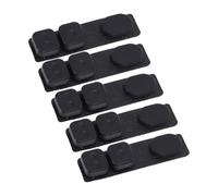 Tosuny Sostituzione Pulsante PTT per Radio Bidirezionale, Confezione da 10 Tasti Push-to-talk in Silicone Compatibili con il Modello UV-9R, Parti di Riparazione Interruttore in Gomma