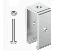 Tosuny Supporto di canale del puntone della staffa 1-5/8 del gancio della | Hardware del montaggio del gancio di canale, supporto d'acciaio dell'inquadratura, morsetti dello scaffale della palestra
