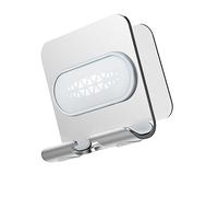 Tosuny Supporto per Telefono da Parete in Metallo, Supporto per Telefono da Bagno Regolabile Senza Perforazioni per Cellulari e Tablet, Installazione Semplice per Bagno o Camera da Letto (B10