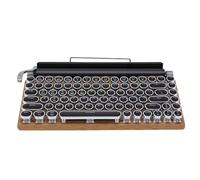 Tosuny Tastiera da Gioco Meccanica Wireless per Macchina da Scrivere | 2.4G/Bluetooth/USB C Cablato, 83 Tasti, Retroilluminazione RGB, Interruttore Blu Sostituibile a Caldo, Copritasto Rotondo