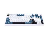 Tosuny Tastiera Meccanica Wireless 75%, Tastiera da Gioco Cablata da 2,4 G//USB C con Manopola, Retroilluminazione RGB, Switch Firefly Personalizzato, Tastiera Compatta da 98 Tasti per (BLUE)