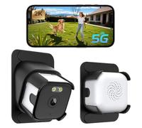 Tosuny Telecamera da Finestra 3MP 2K, Telecamera Interna WiFi per Sicurezza Domestica, Rilevamento Movimento Al, Avvisi in Tempo Reale, Visione Notturna, Grandangolo 110°, WiFi 5G (2 pezzi)
