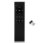Tosuny Telecomando universale per 4 DVD, Controller multimediale wireless da 2,4 GHz con ricevitore USB per nero